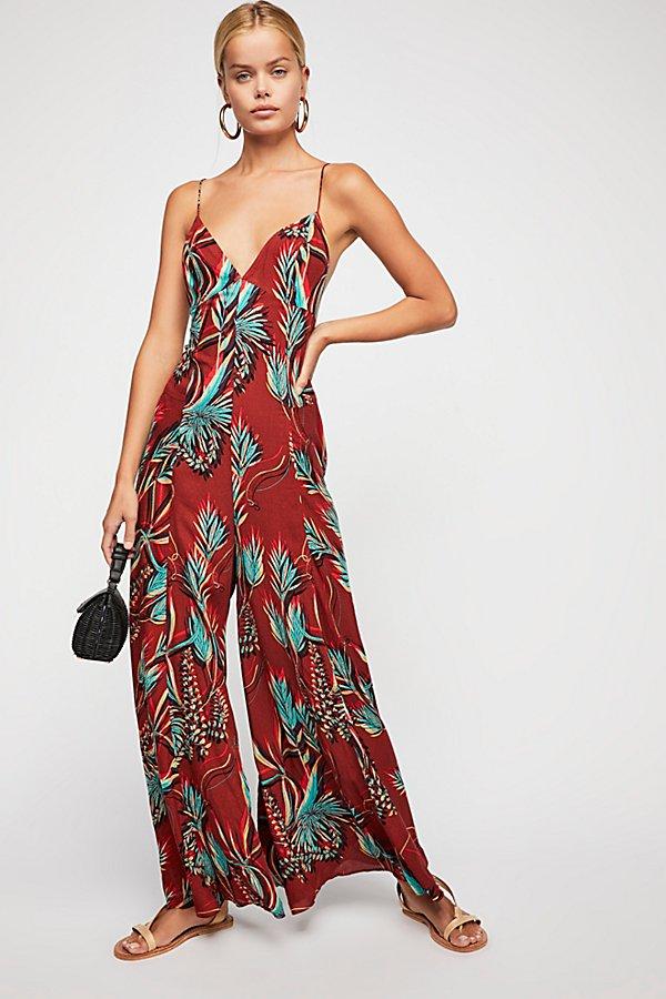 Alissa Printed Jumpsuit By Free People